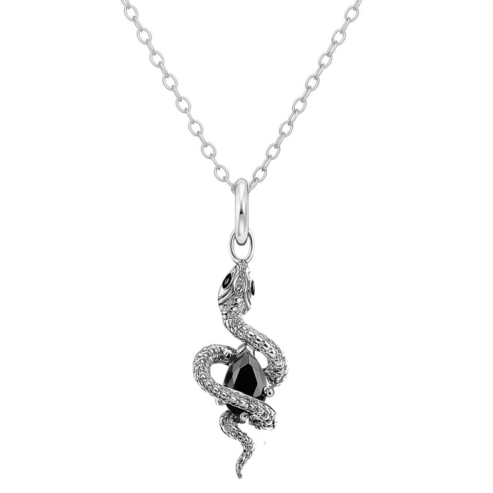 Sterling Silver Snake Pendant