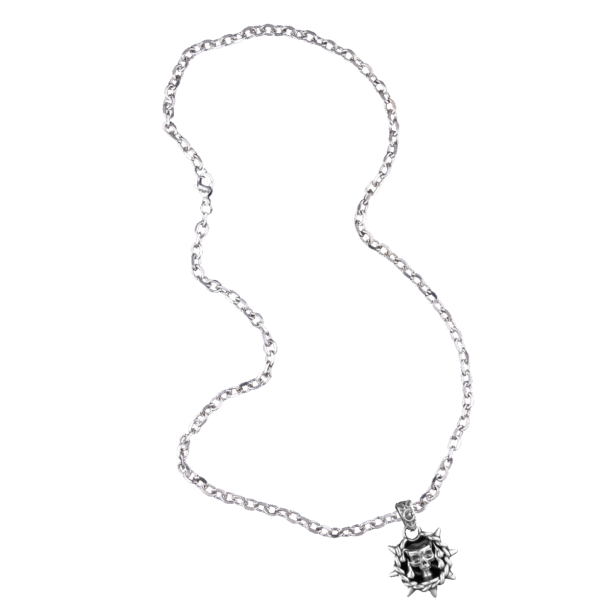Aquarius Zodiac Spike Necklace