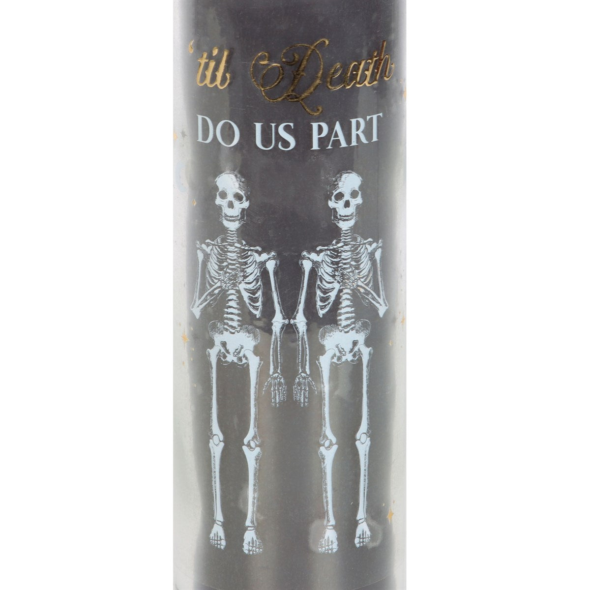 Til Death Gothic Amber Noir Tube Candle