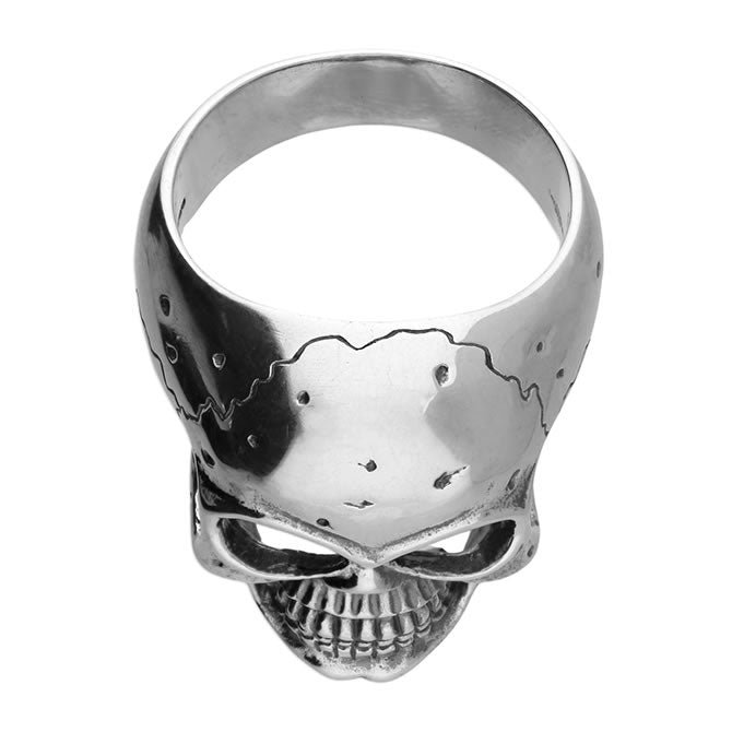 Solid Silver Skull Ring