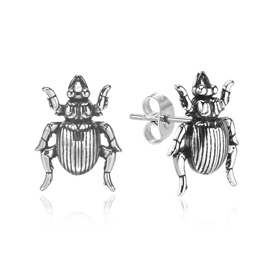 Creeper Beetle Stud Earrings