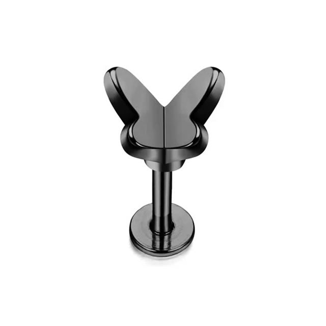 Black Butterfly Cartilage Stud Earring
