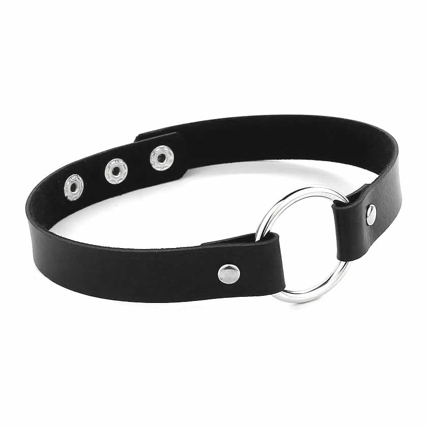 Ring Black Choker Necklace