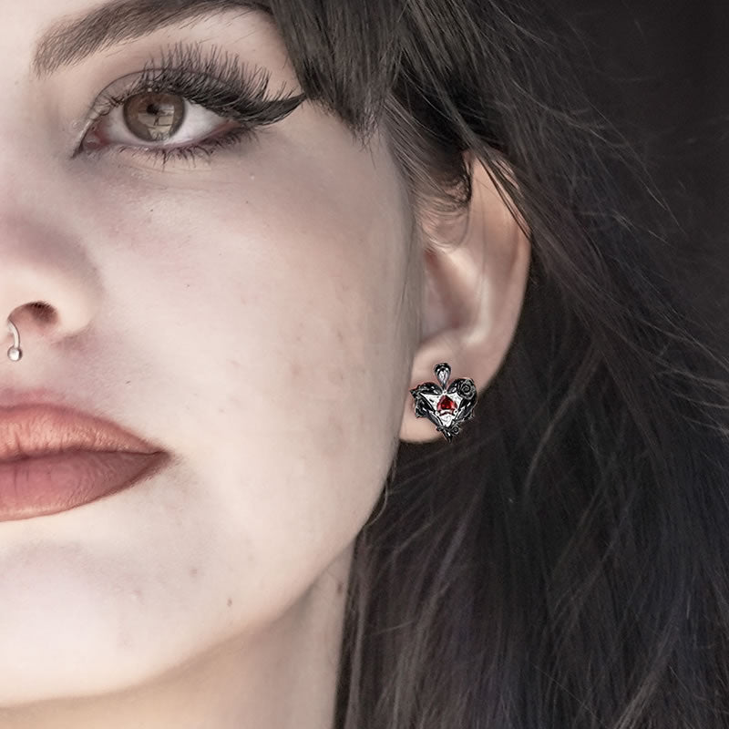 Black Ace of Spades Earrings