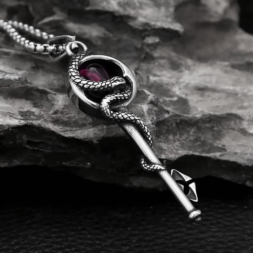 Key Snake Necklace