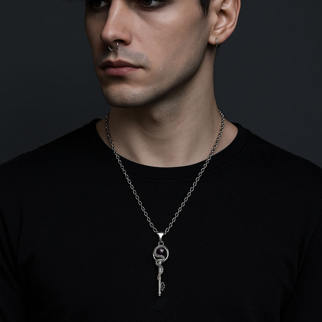 Eden Serpent Key Necklace