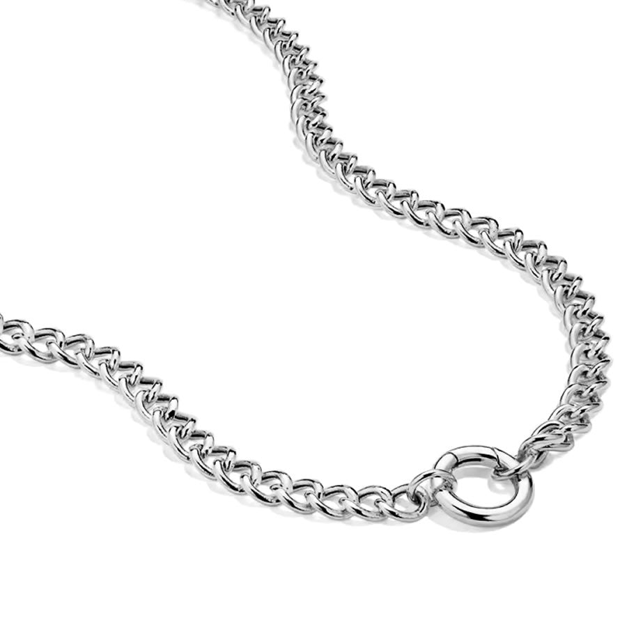 Stainless Steel O-Ring Curb Chain Necklace