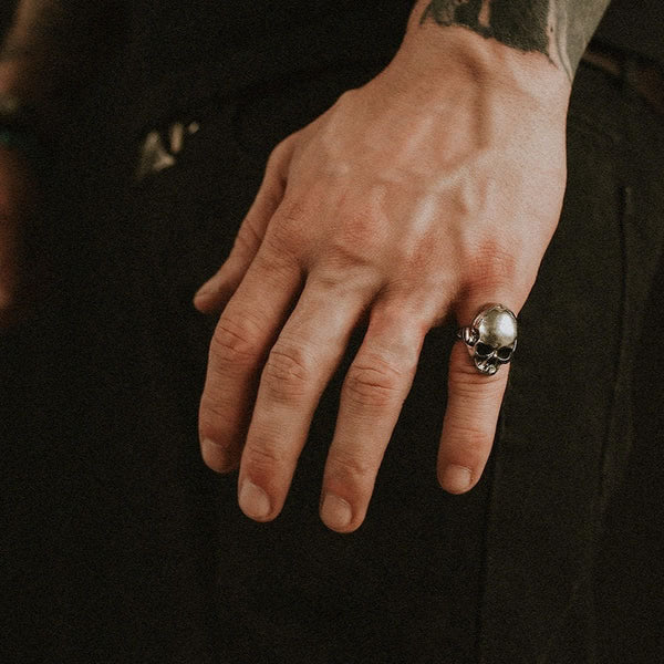 Anatomical 3D Hel Skull Ring