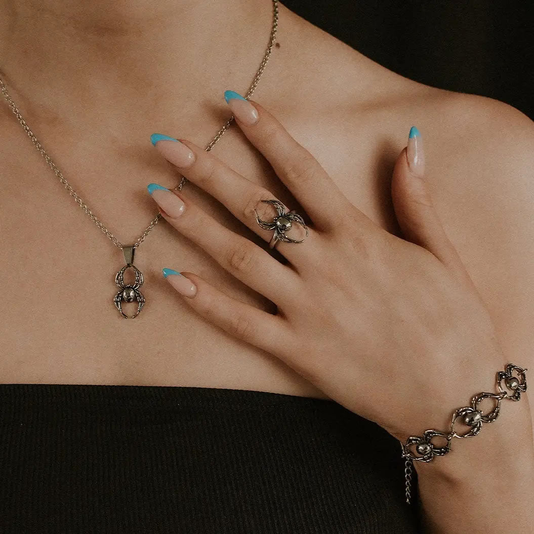 Orb Weaver Spider Ring