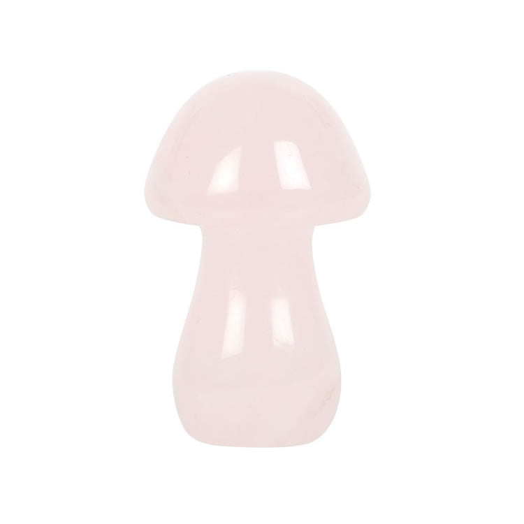 Rose Quartz Pocket Mushroom