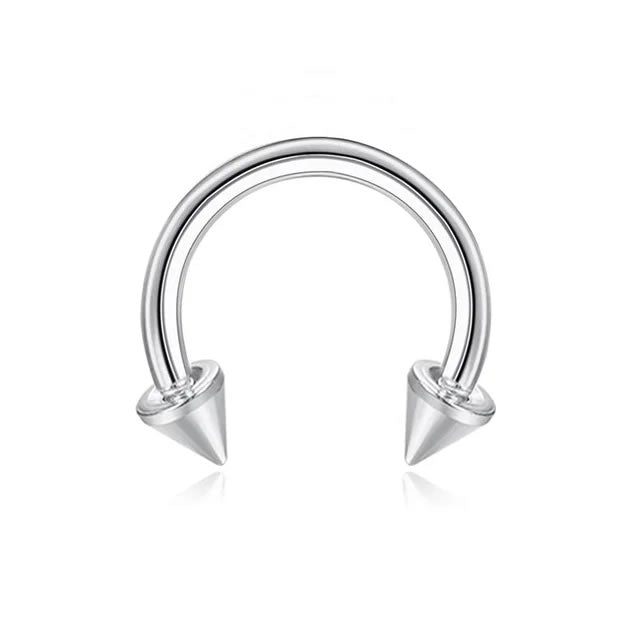 Stainless Steel Spike Septum Ring