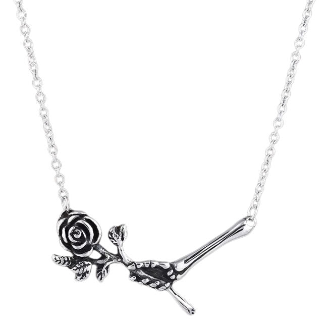 Eternal Love Gothic Rose Necklace