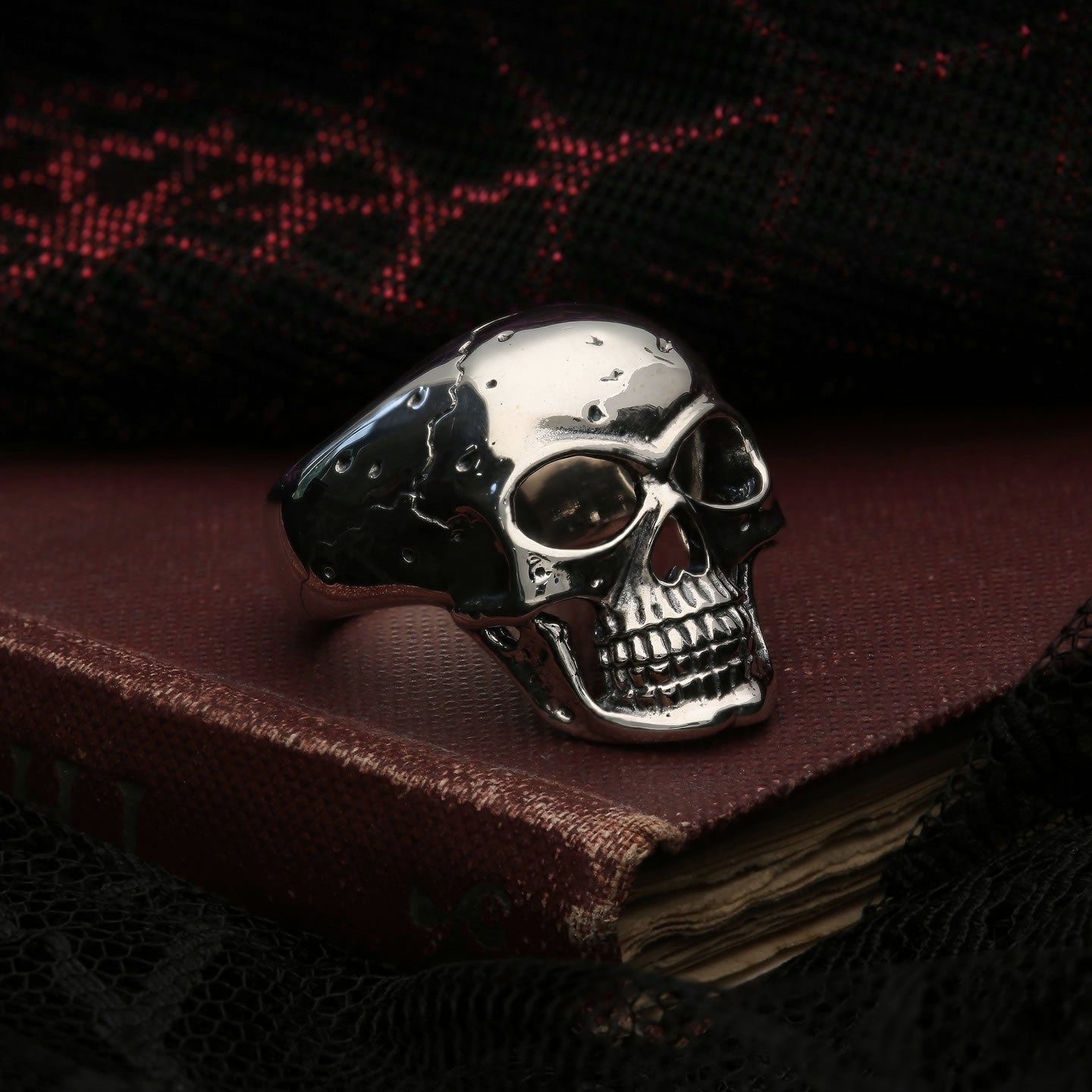 Solid Silver Skull Ring