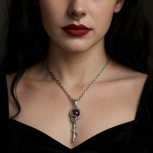 Eden Serpent Key Necklace