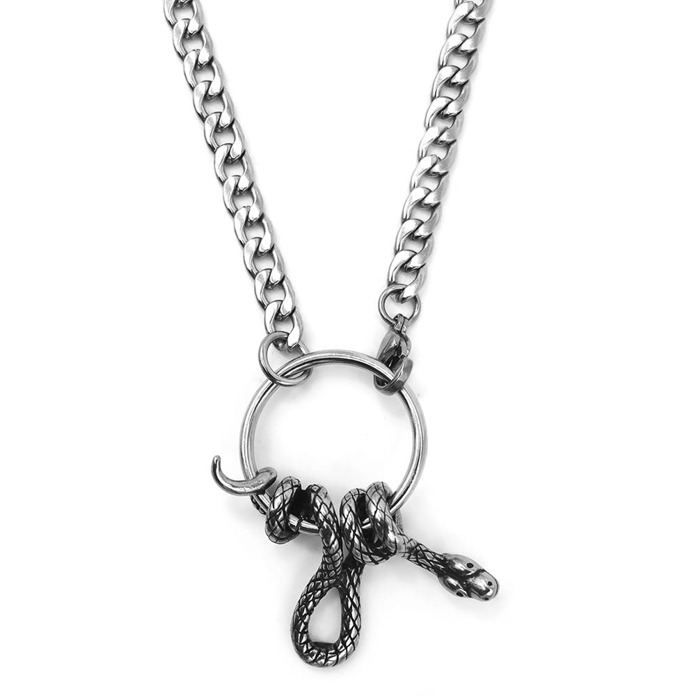 Snake Circle Necklace