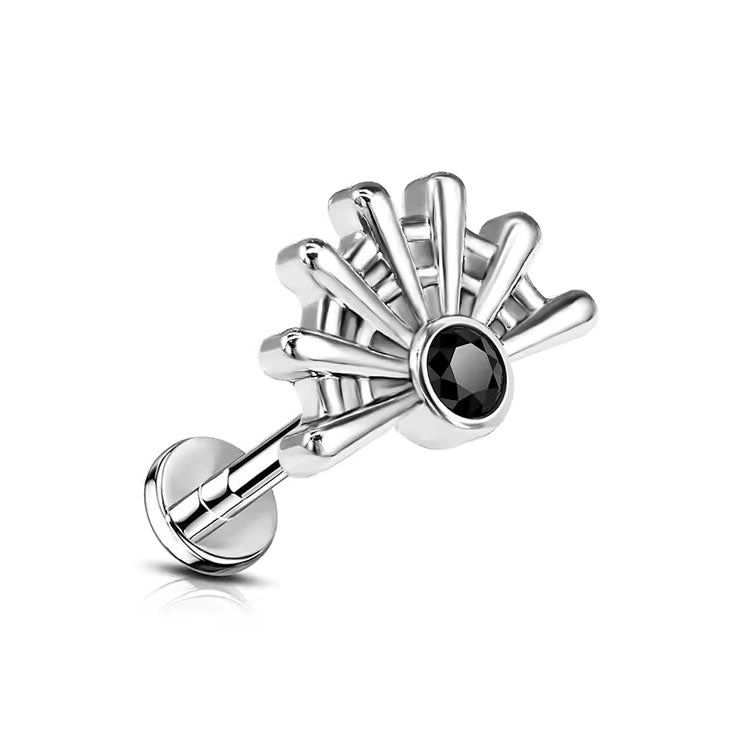 Spider Web Labret Stud