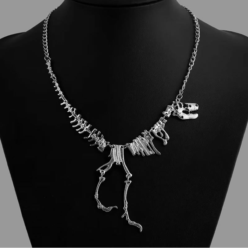 T-Rex Skeleton Necklace