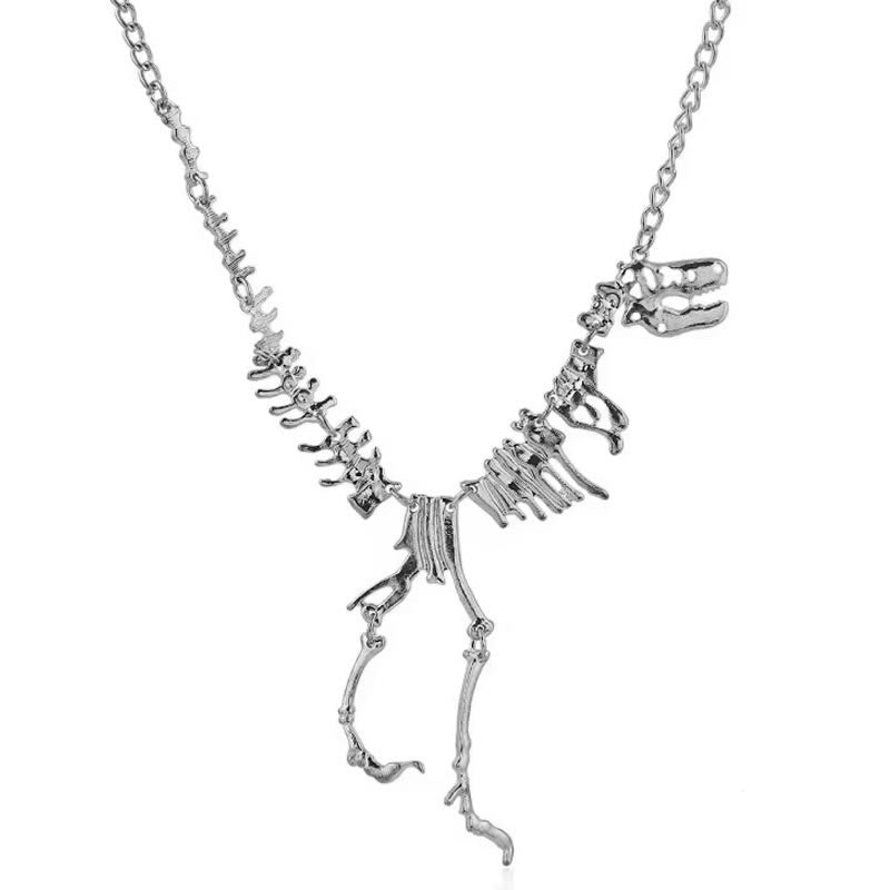 T-Rex Skeleton Necklace