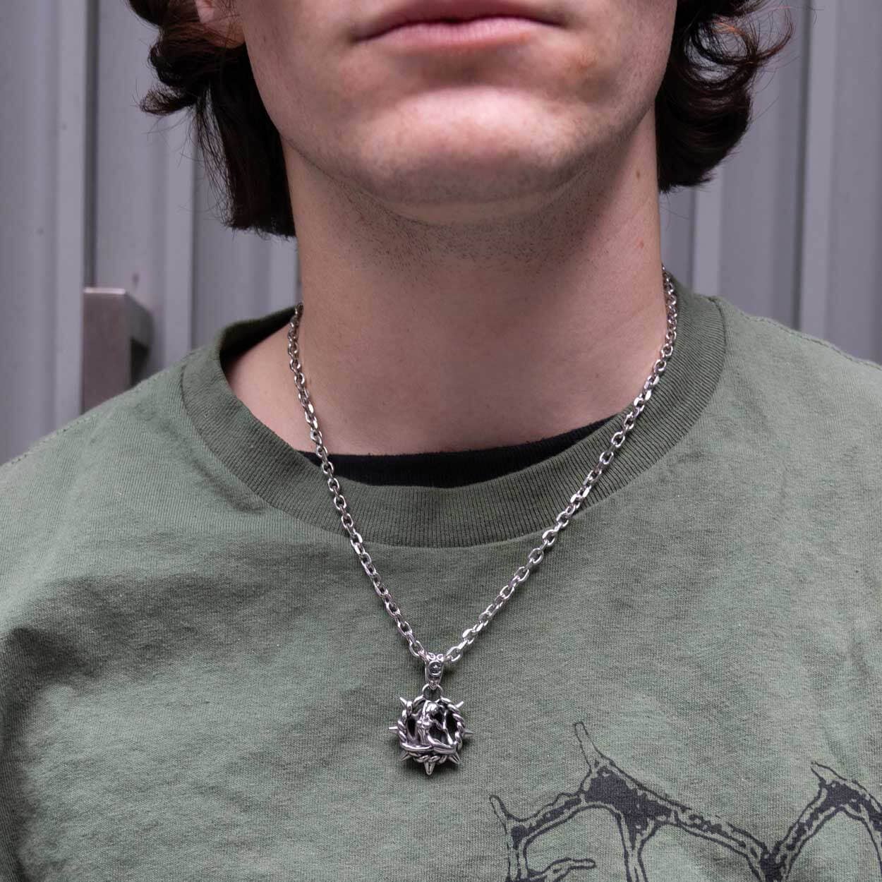 Virgo Zodiac Spike Necklace