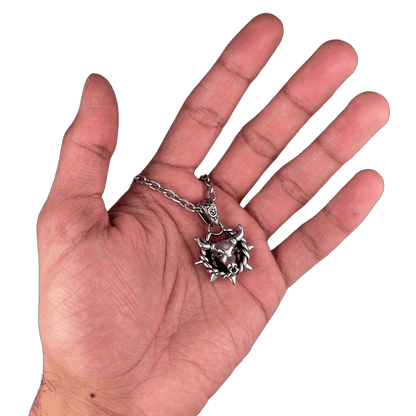 Taurus Zodiac Spike Necklace