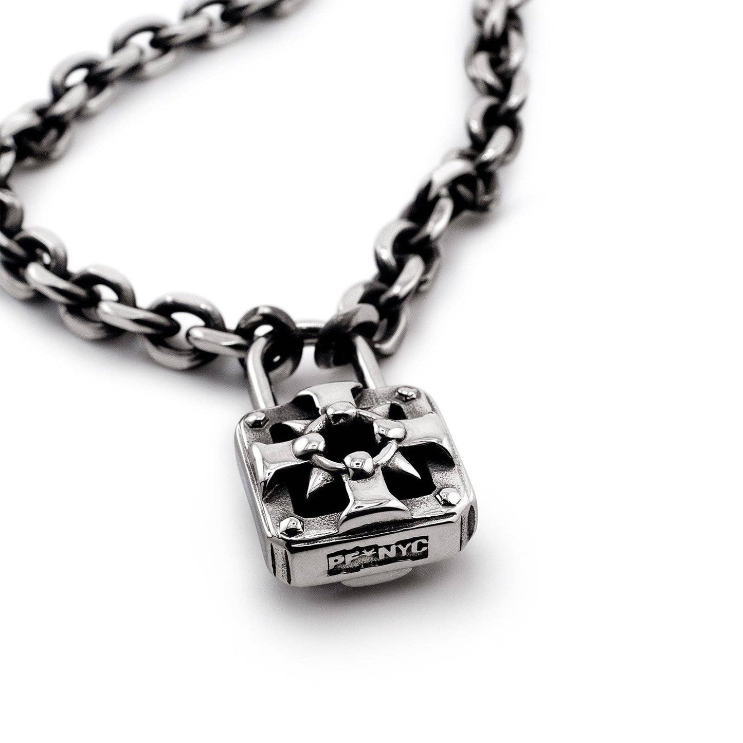 Locked Down Padlock Necklace