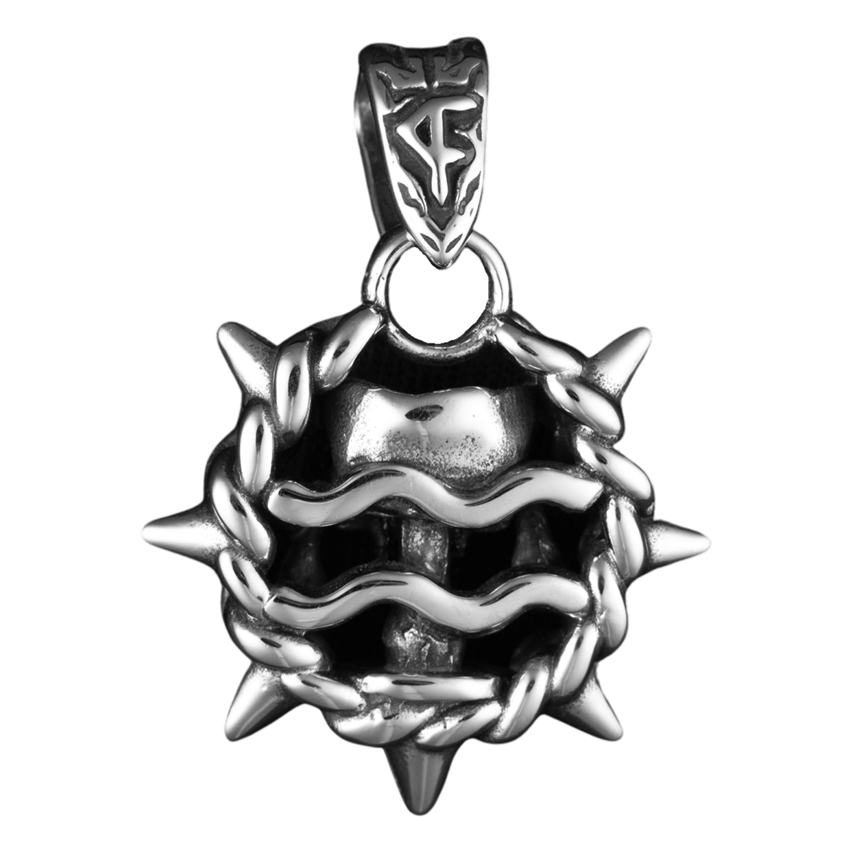 Aquarius Zodiac Spike Necklace