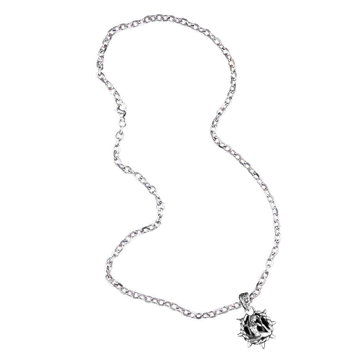 Virgo Zodiac Spike Necklace