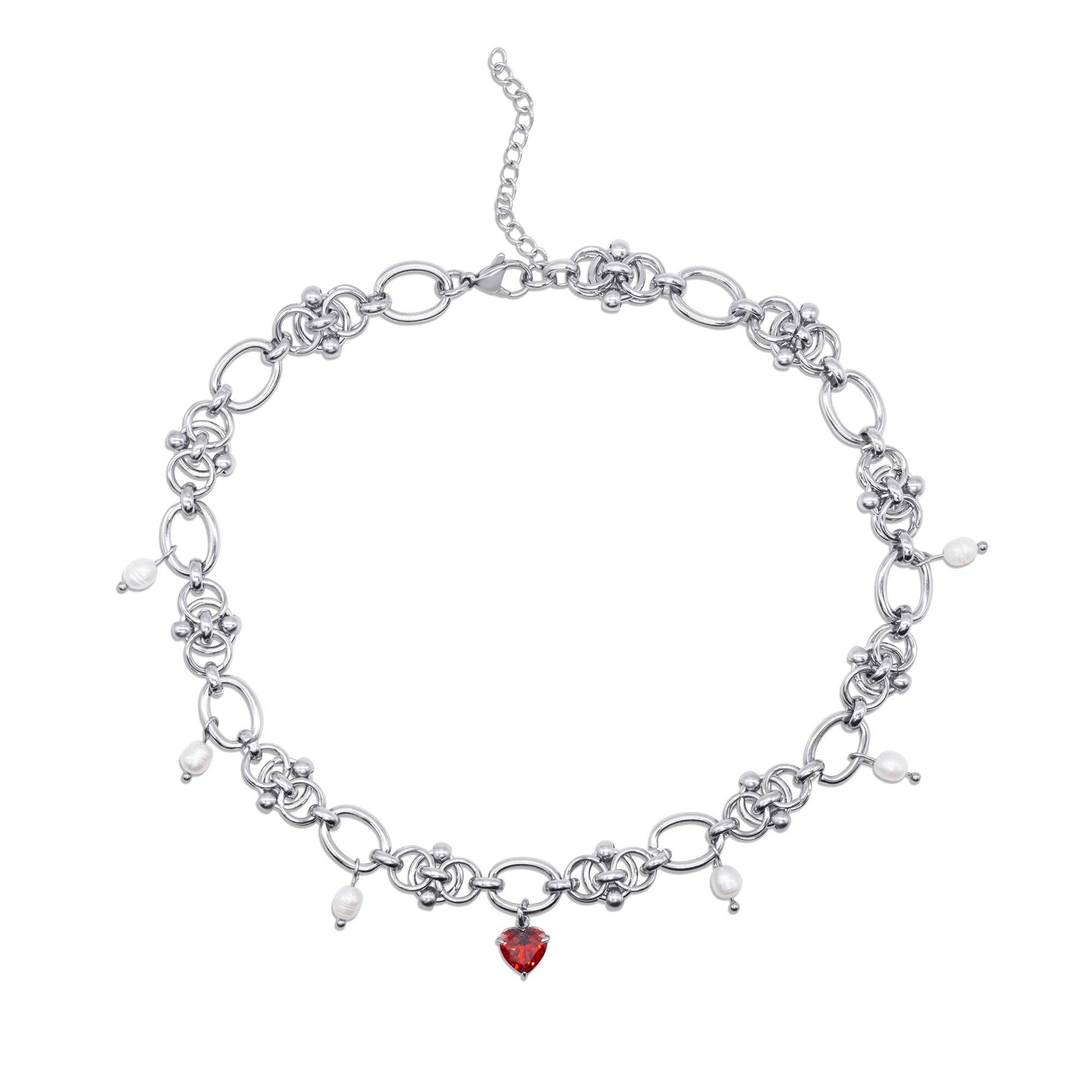Scarlet Grace Pearl Choker