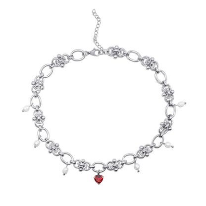 Scarlet Grace Pearl Choker