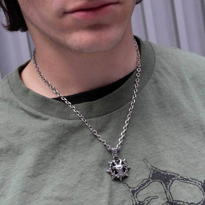 Capricorn Zodiac Spike Necklace