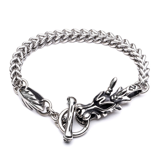 Dragon Head T-Bar Bracelet