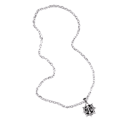 Libra Zodiac Spike Necklace