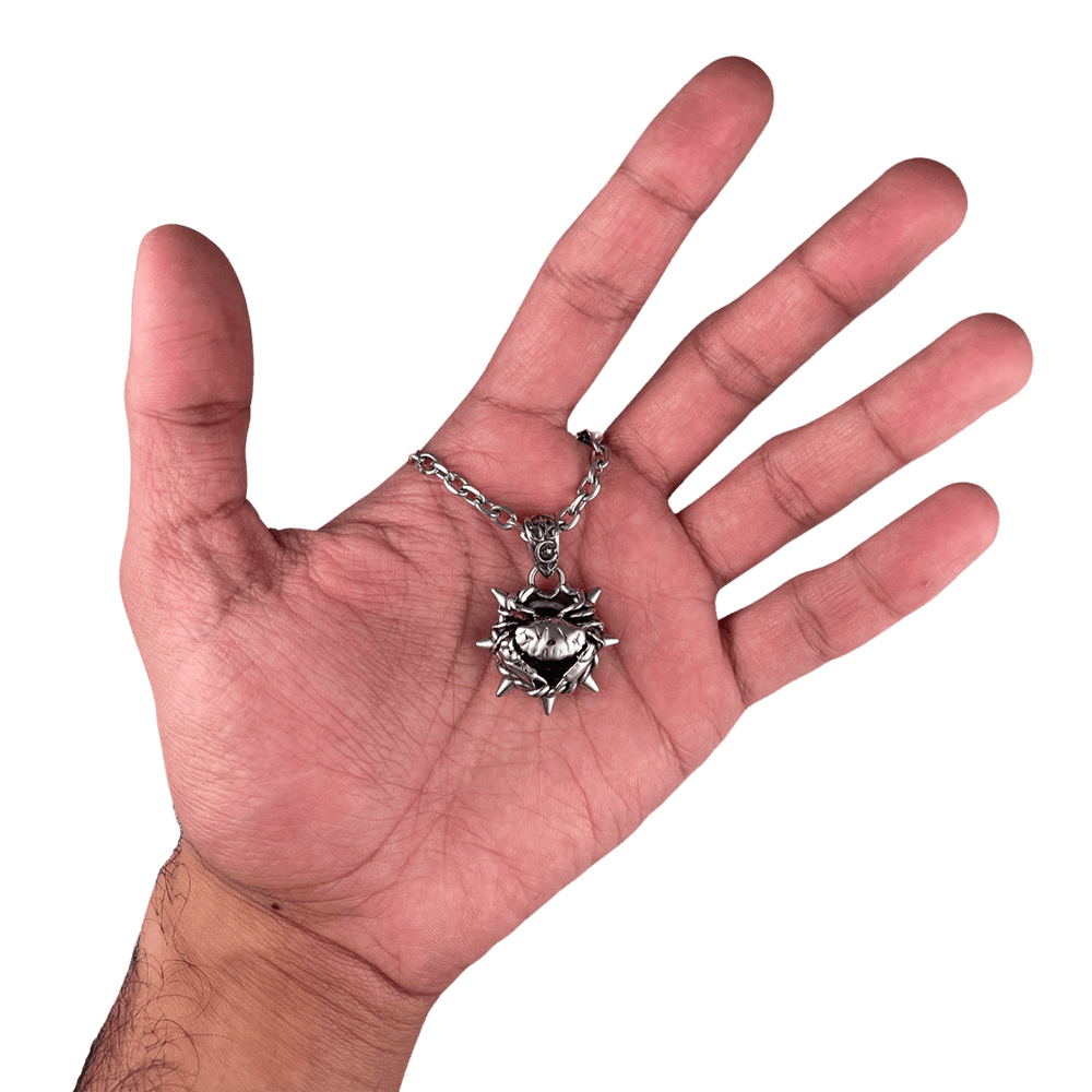 Cancer Zodiac Spike Necklace