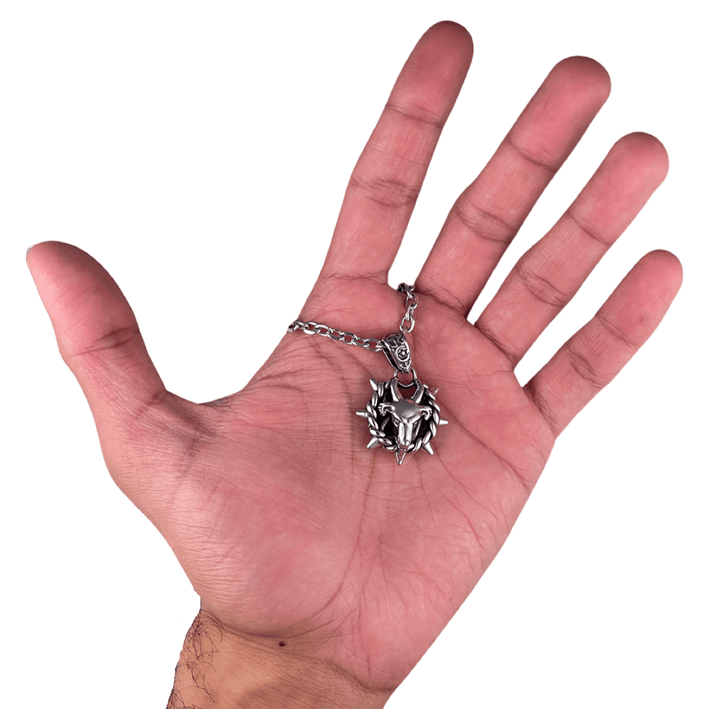 Capricorn Zodiac Spike Necklace