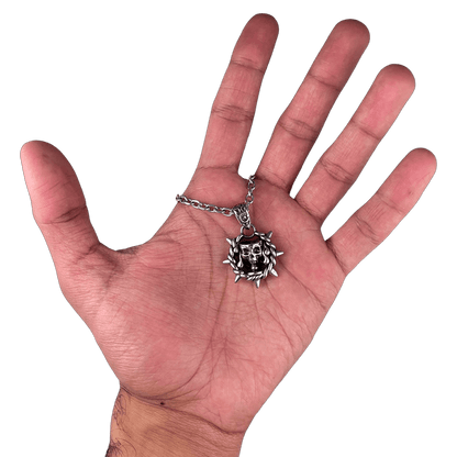 Aquarius Zodiac Spike Necklace