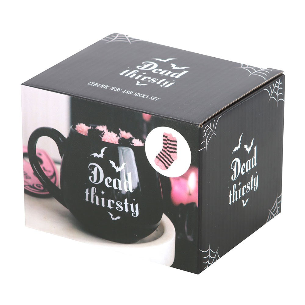 Dead Thirsty Mug and Socks Set