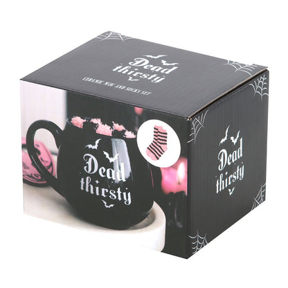 Dead Thirsty Mug and Socks Set