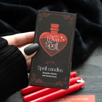 Set of 3 Love Spell Candles