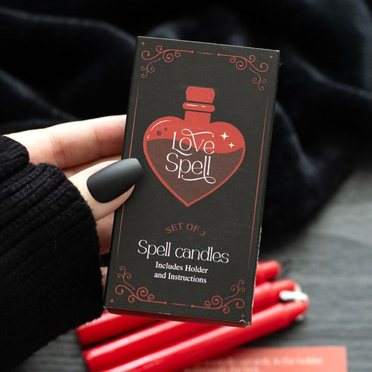 Set of 3 Love Spell Candles