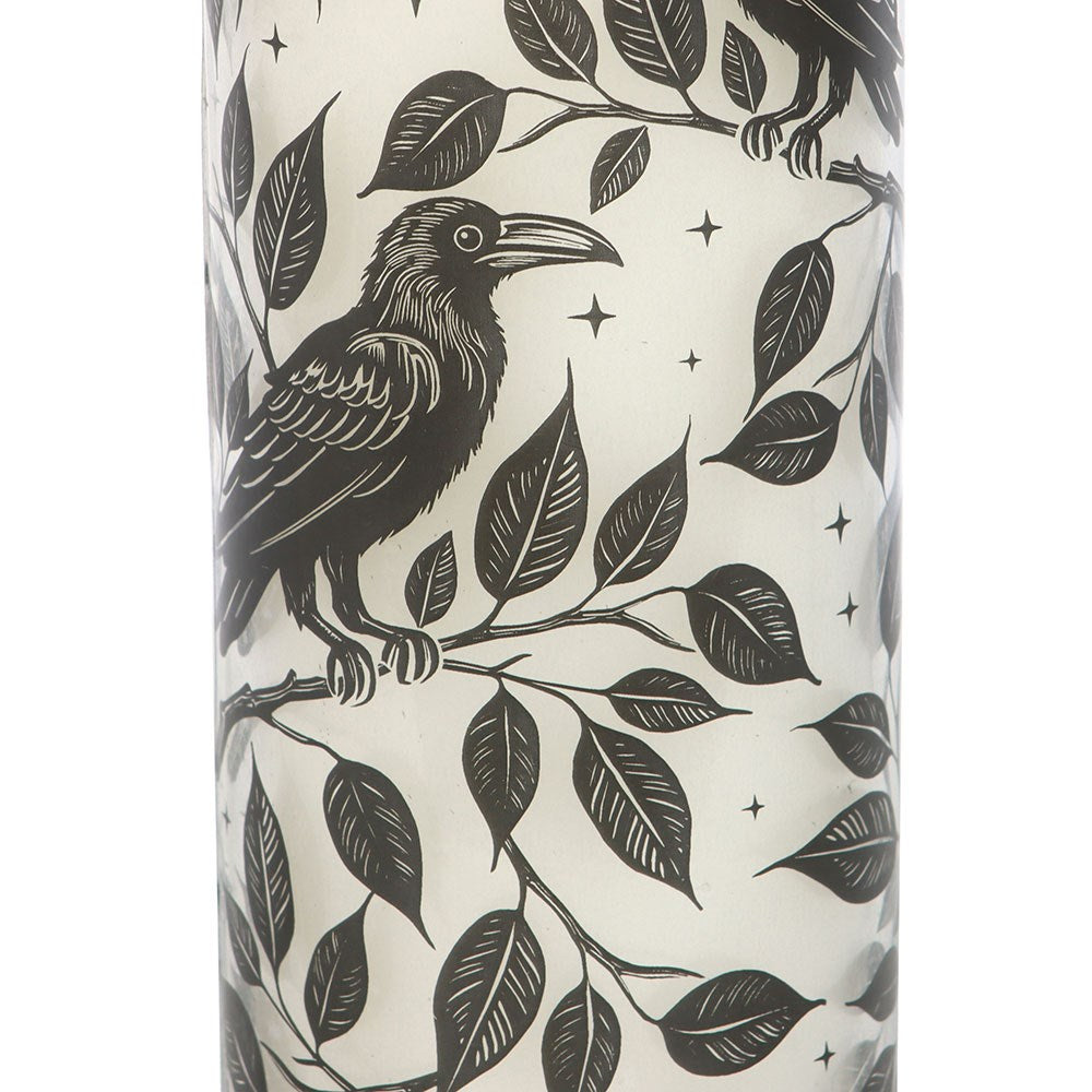 Gothic Raven Deadly Nightshade Tube Candle