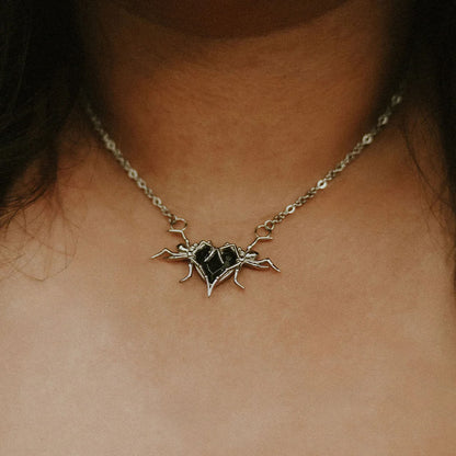 Widowheart Spider Necklace