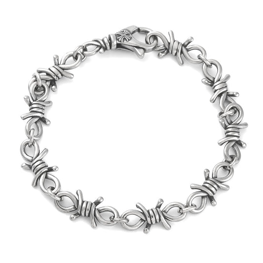 Stainless Steel Barbed Wire Bracelet