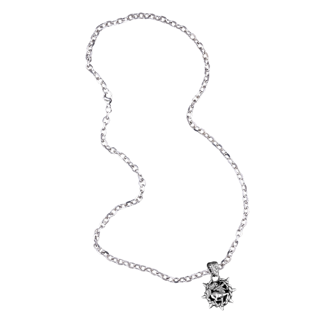 Sagittarius Zodiac Spike Necklace