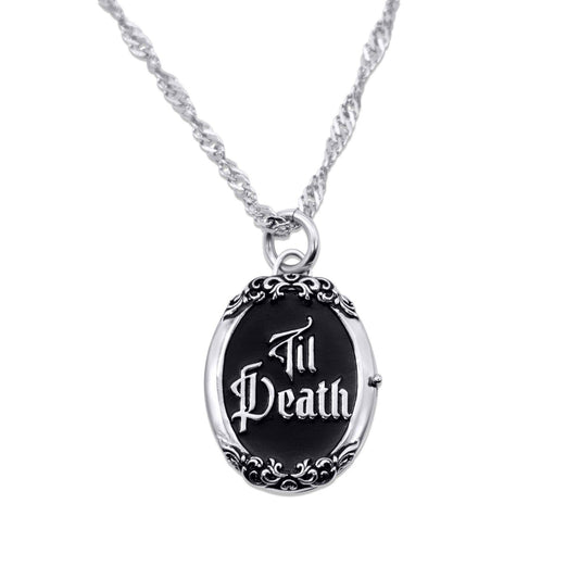 Til Death Locket Necklace