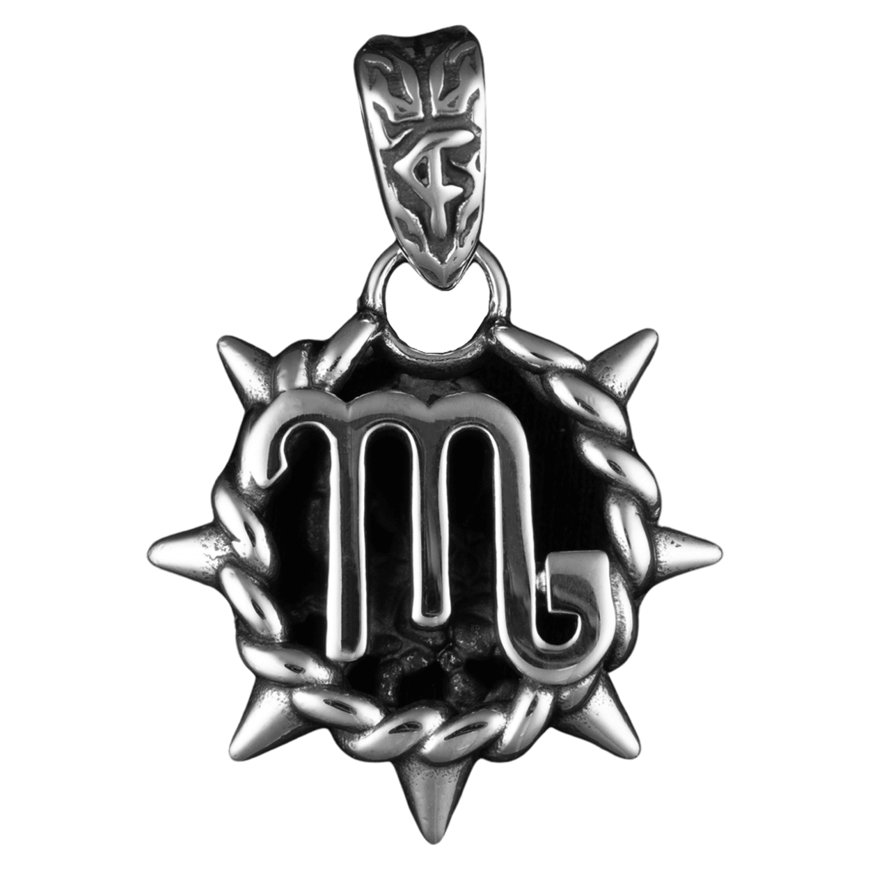 Scorpio Zodiac Spike Necklace
