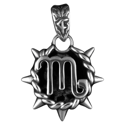 Scorpio Zodiac Spike Necklace