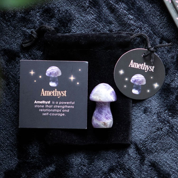 Amethyst Crystal Mushroom