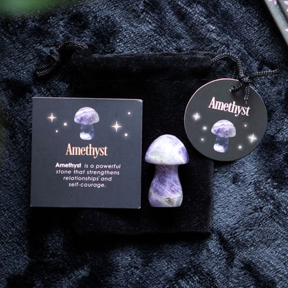 Amethyst Crystal Mushroom