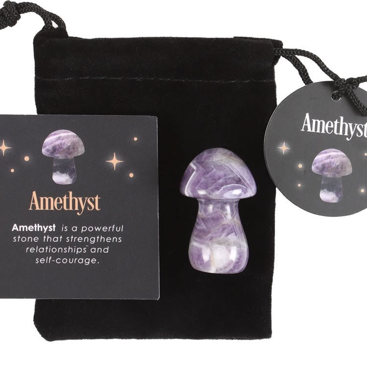 Amethyst Crystal Mushroom
