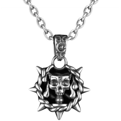 Aquarius Zodiac Spike Necklace